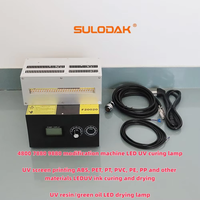 Sistema de Curado UV LED de 200*20 MM, Lámpara de Serigrafía UV LED para Secado de Materiales ABS, PET, PVC, Embalaje, Teclado, Caja de Cosméticos