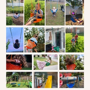 Set di Sedie a Dondolo per Bambini in Plastica Intrecciata a Mano, per Interni ed Esterni, Asilo Nido, Casa, Camera da Letto, Palestra, Vendita Diretta dal Produttore - Product Image 2