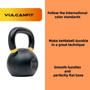 Tốt nhất bán Đen gang kettlebell nhiệm vụ nặng nề người mới bắt đi-thân thiện cho sức mạnh đào tạo Tập Thể Dục Đào Tạo Cách sử dụng - Product Image 3