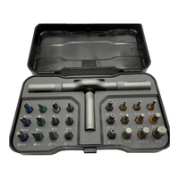 Set Obeng Multifungsi 24 in 1 dengan Ratchet, Bit, dan Peralatan Perbaikan Mini untuk PC dan Peralatan Rumah Tangga