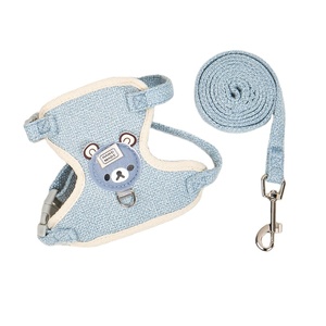 Cinturón transpirable de alta calidad para el pecho, cómodo y ajustable, pequeño animal, gato, conejo, cinturón de tracción trasera - Product Image 6