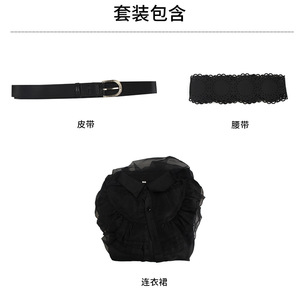 Haute qualité la <span class=keywords><strong>famille</strong></span> <span class=keywords><strong>Addams</strong></span> Christina Cosplay robe de gaze noire Costumes pour enfant fête carnaval Halloween - Product Image 4