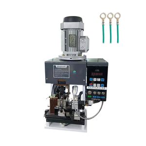 Machine de sertissage de terminaux muets de sertissage de dénudage de fil semi-automatique - Product Image 2