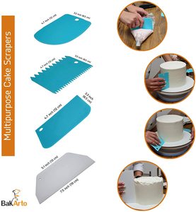 Juego completo de decoración de pasteles y magdalenas, con tocadiscos para decoración de pasteles, fácil de usar, nivelador de pasteles, más herramienta de decoración para hornear - Product Image 3