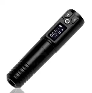 Ambition Battery Wireless Tattoo machine Pen brushless motor Professional Rechargeable tattoo equipment Digital LED Display