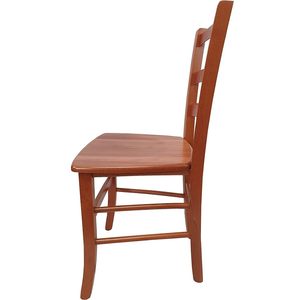 Sedia Country in Legno di Ciliegio 43x42x86 Cm, Robusta Sedia Tradizionale per la Casa - Product Image 5