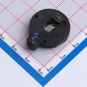 BS-15202 Button & Strip Battery Connector Through hole Component (THT) Connector Battery Holder Manganese Steel Gold - Product Image 2