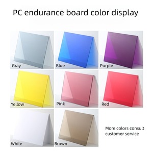 Plaque de polycarbonate transparente bleu ciel pour la décoration de bâtiments, la protection des machines et la personnalisation, usinage de plaques PC - Product Image 3