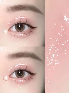 <span class=keywords><strong>Rosa</strong></span> chiaro <span class=keywords><strong>rosa</strong></span> accovacciato penna per baco da seta polvere di diamante rotta illuminante a lunga durata senza macchie impermeabile sottile per eyeliner penna liquida - Product Image 5