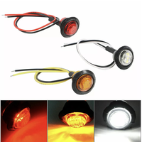 Feux arrière ronds en gros pour voitures et camions 12V-24V, feux d'avertissement latéraux avant et arrière pour camions, pick-ups, VTT et bateaux