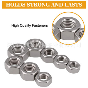 304 Stainless Steel Hex Nuts <b>Set</b> 315Pcs Din934 Grade A Home Maintenance <b>Tool</b> Case Kit - Product Image 4