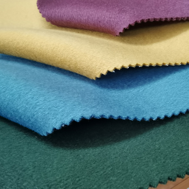 Высококачественная двухсторонняя 145 см 650 г 90% шерсть 10% Кашемир мягкая ткань чистый цвет для осеннего костюма верхняя одежда