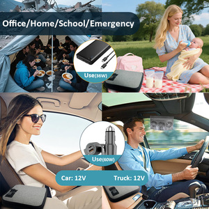 Food <b>heating</b> Container Heated Lunch Box Eco-friendly Food Storage Chargeable <b>heating</b> Bag for Travel Picnic & Outdoor & Office - Product Image 3