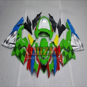 Cuerpo OEM para <span class=keywords><strong>KAWASAKI</strong></span> NINJA ZX <span class=keywords><strong>1000</strong></span> <span class=keywords><strong>CC</strong></span> 10 R 10R <span class=keywords><strong>ZX10R</strong></span> 04 05 50No.19 ZX1000 2017 2004 verde Blanco 2005 Kit de carenados de inyección - Product Image 1