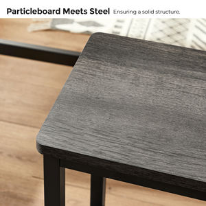 Sillas de cocina de madera de metal industrial Taburete de bar moderno <span class=keywords><strong>Taburetes</strong></span> de Bar de cocina con reposapiés - Product Image 5