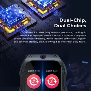 Reloj Inteligente Rogbid Modelo X 4G para Hombre, 4G 128G, Android, Resistente al Agua IP68, 1050mAh, Cámara de 13MP, GPS, WIFI, Pantalla HD de 2.1 Pulgadas 400*454 - Product Image 5