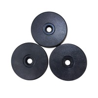 Étiquette de disque étanche ABS 125Khz 30mm, étiquette inductive RFID, jeton, étiquette de patrouille de sécurité RFID