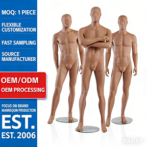 フルボディ 大型 自立型 男性ストックマン マッサージマネキン フォーマルドレス メンズスーツディスプレイマネキン XXLサイズ - Product Image 2