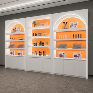 Mueble cosmético personalizado para salón de belleza, expositor de maquillaje, cuidado de la piel y esmalte de uñas, vitrina comercial para minoristas. - Product Image 3