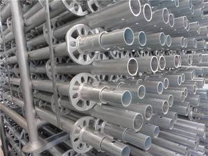 EN1812811-1 Standards Q235 Hot Dipped Galvanized Rosette Scaffold Steel Ringlock Scaffolding Steel <b>Ring</b> Lock Scaffolding - Product Image 2