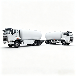 รถบรรทุกขนส่งก๊าซเหลว Sinotruk ได้รับการรับรองมาตรฐาน ASME ADR CE ถังบรรจุก๊าซเหลวแรงดันสูง - Product Image 1