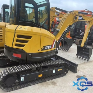 รถขุดมือสองรุ่น Mini Sany SY35U พร้อมเครื่องยนต์ Yanmar ปั๊ม และชิ้นส่วนแกนกลางที่ใช้แบริ่ง น้ำหนักใช้งาน 3.5 ตัน ผลิตในประเทศจีน - Product Image 4