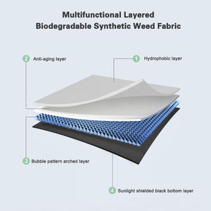 Film <span class=keywords><strong>de</strong></span> <span class=keywords><strong>paillage</strong></span> biodégradable <span class=keywords><strong>de</strong></span> couleur blanche respirant laminé réfléchissant la lumière du soleil résistant aux UV à 3% pour l'agriculture des vergers - Product Image 2