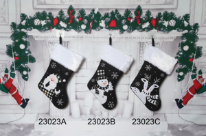 Bas de Noël en polyester rose et bleu <span class=keywords><strong>HCD</strong></span> avec broderie d'éléphant pour décorations de maison de vacances - Product Image 6
