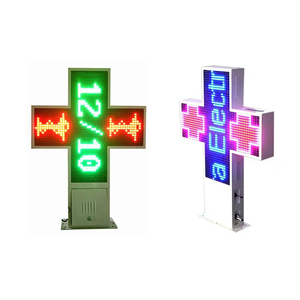 P2.5 P3 P4 P5 WIFI a todo color 4G Pantalla LED cruzada de doble cara programable Piso de publicidad de <span class=keywords><strong>farmacia</strong></span> Señal de tienda IP65 - Product Image 6