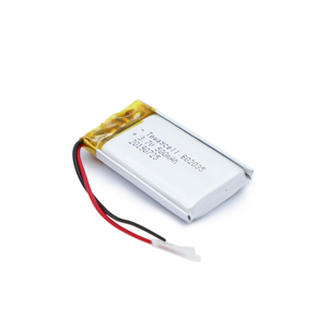 China small cheap supplier 602035 400mAh <span class=keywords><strong>3</strong></span>,7 V lithium polymer battery for mini lamp, seach light - Product Image 2