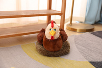 Nid créatif de poupées en peluche de poule mignonne cadeaux scientifiques et éducatifs intéressants pour enfants poupées de poulet jouets en peluche