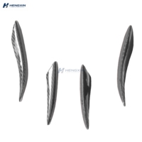Pour BMW Série 3 F30/M3 F80 Berline, lame d'air avant en fibre de carbone, 2012-2019