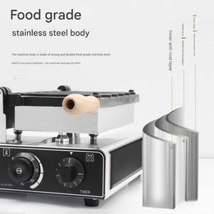 Machine à gaufres électrique professionnelle antiadhésive en forme de banane pour restaurants et commerces - Product Image 4