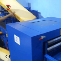 Machine de recyclage de mousse de latex usagée Sojet, moteur en acier, capacité 12,75 kW 200-300 kg/h, pour le remplissage de coussins