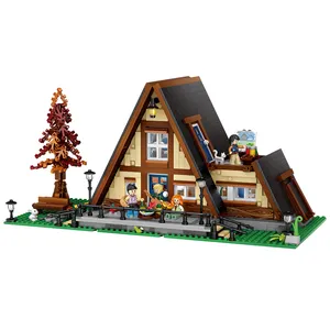 LOZ, 3D Пазл «сделай сам», Детский конструктор, модель уличного вида, дом на дереве, Обучающие игрушки, строительный блок для детей