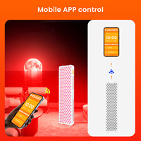 IDEATHERAPY Panneau de luminothérapie à 8 longueurs d'onde Réveil Bluetooth Luminothérapie rouge Panneau de luminothérapie LED Panneau de luminothérapie infrarouge