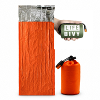 Sac de couchage d'urgence compact et étanche pour survie, kit de catastrophe, vente en gros, promotionnel, OEM, ODM, en vrac