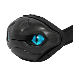 Sac bandoulière décontracté pour femme LOY LED, réglable, étanche IP65, programmable par application, motifs camouflage, USB, paillettes RGB - Product Image 2