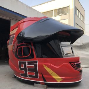 Scultura Gigante a Forma di Casco per Caffetteria in FRP, Chiosco Mobile Personalizzato per <span class=keywords><strong>Ristorante</strong></span> all'Aperto, Postazione di Check-In - Product Image 4