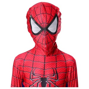 Costume Promozionale da Spider-Man per Ragazzi con Copricapo, Vari Colori, in Poliestere, Stile Cinematografico, per Cosplay di Halloween per Bambini - Product Image 4