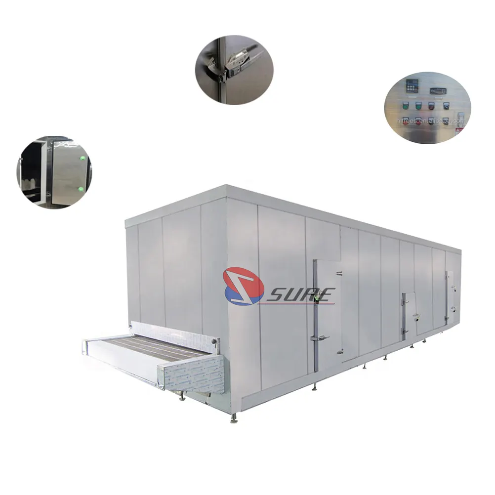 Hot Selling Tunnel Cooling Machines Fish Shrimp Freezers