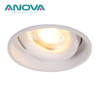 Spots de Plafond LED Intérieurs avec Lentille en Aluminium, 9 Watts, Angle Réglable, Downlight LED Monté en Surface