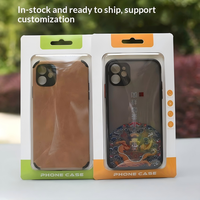 Vente en gros – Étui de téléphone portable transparent en plastique, emballage blister prêt à la vente de la marque Shaher, type coque à clapet avec fente Euro de 2 mm pour le marché consommateur