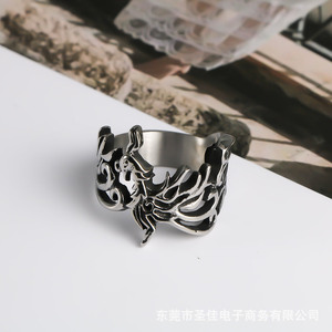 Phoenix <b>Ring</b> For Men <b>Titanium</b> Steel Animal Shape Fashion Jewelry Gift SA506 - Product Image 3