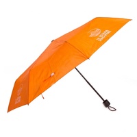 Parapluie automatique de soleil noir avec logo, parapluie de golf extérieur portable bon marché, parapluie pliant personnalisé pour la pluie