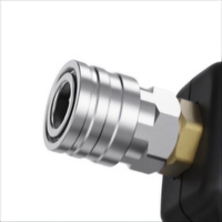 3/8 Pistolet de pulvérisation de lavage de voiture autobloquant pivotant intégré 4500psi Lance à baguette courte Pistolet à gâchette pour nettoyeur haute pression