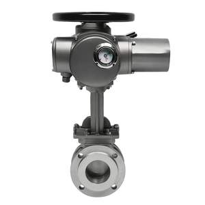 Actionneur motorisé multi-tours de type régulation à bride en acier inoxydable COVNA pour commande urgente, vanne de glissière électrique - Product Image 2