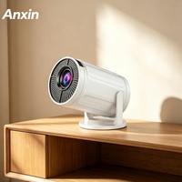 Mini projecteur compact à bas prix avec USB, Wi-Fi, écran miroir sans fil, vidéo intelligente pour téléphone portable avec 180° °   Projecteur rotatif