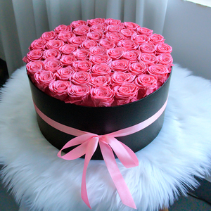 Cadeaux pour la Saint-Valentin, la fête des mères, Noël, Thanksgiving, roses éternelles préservées, longue durée (3-5 ans), vente en gros en boîte - Product Image 4