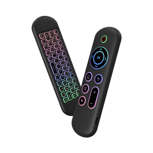 Nhà Máy Giá M5 Đen Không Khí Chuột Mini Bàn Phím Với Đèn Nền Mã Cố Định Chế Độ Kép (Bt 5.2 & 2.4G) Không Dây Điều Khiển Từ Xa - Product Image 4